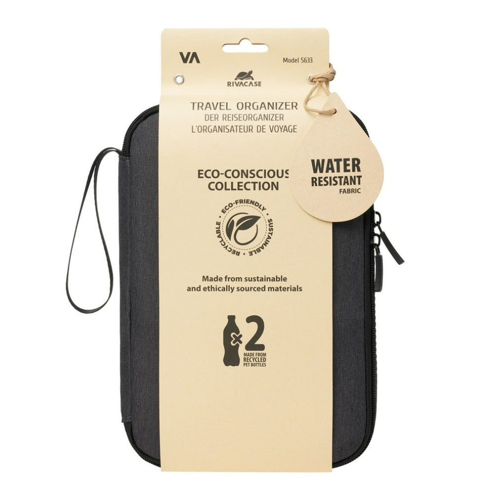 Rivacase 5633 ECO Travel Organizer - Black