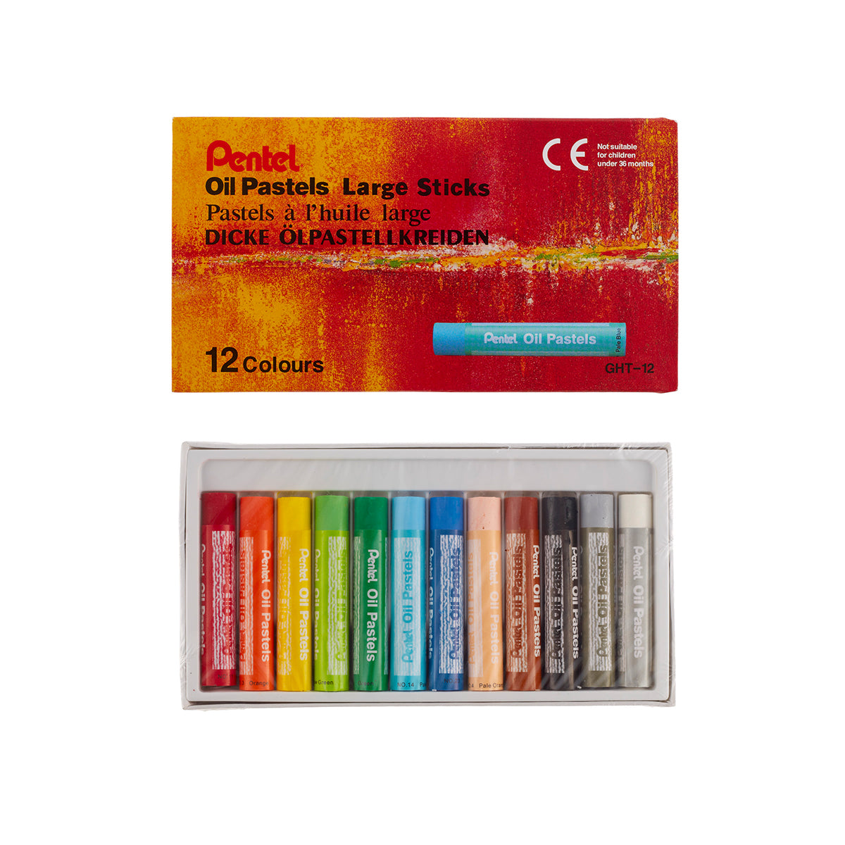 PENTEL Oil Pastel 12 Colours