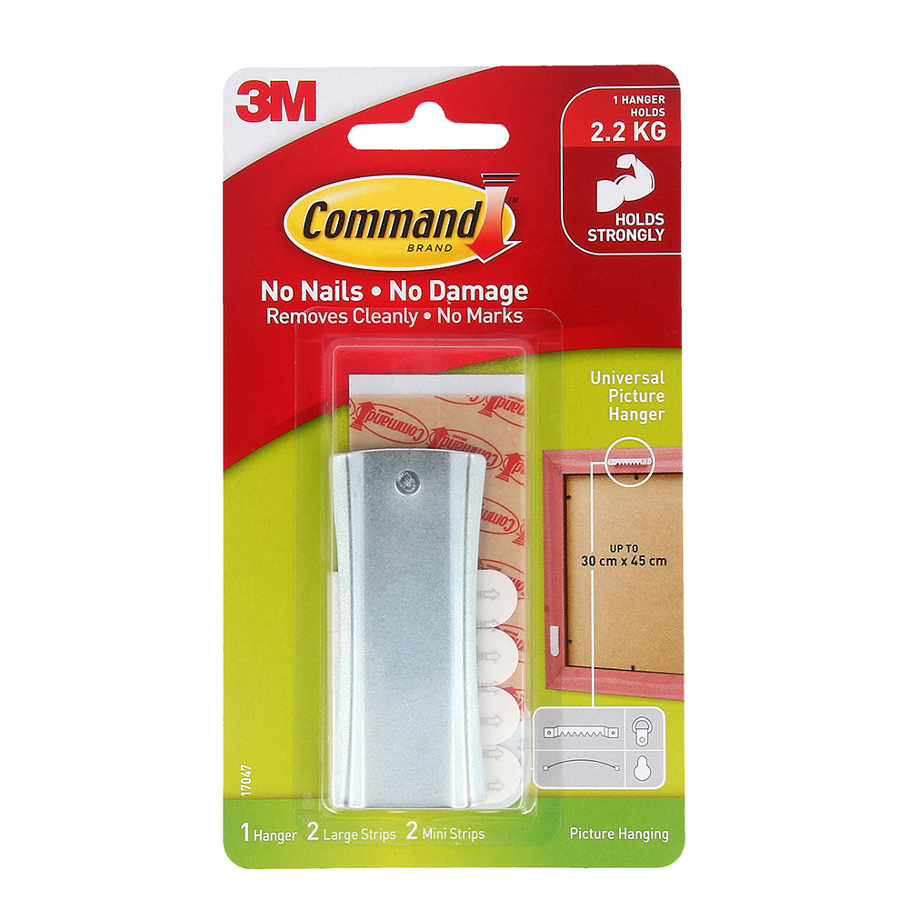 Command™ 17047 Sticky Nail Sawtooth Metal Hanger