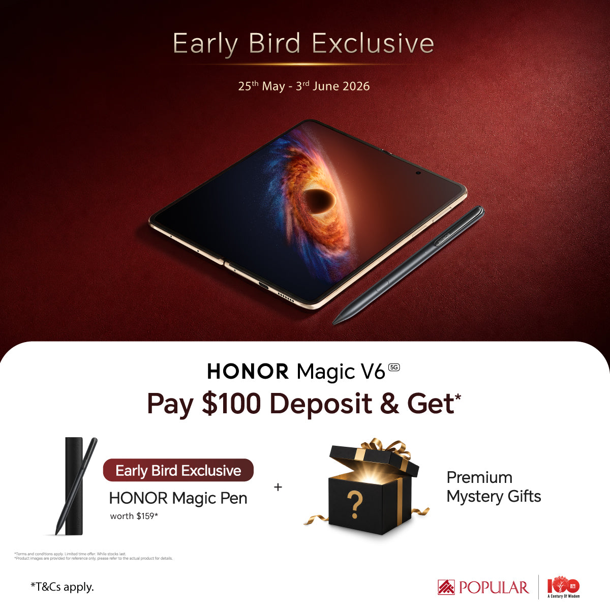 Honor Magic V6 Early Bird Exclusive 
