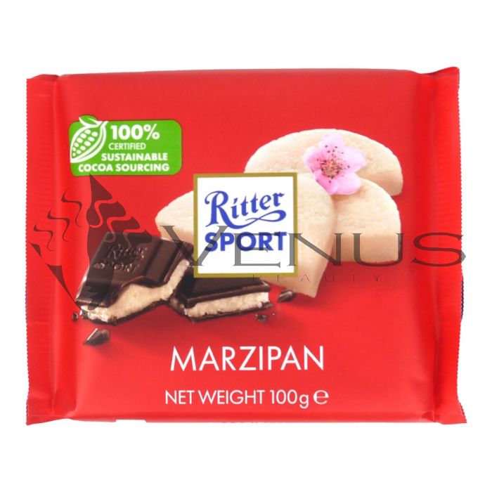 Ritter Sport Marzipan Dark Chocolate 100g