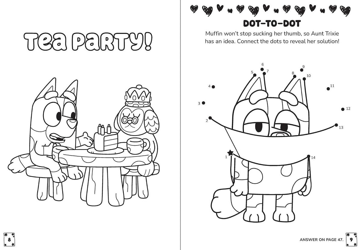 Bluey: Muffin's World (Color & Activity with Crayons) Paperback