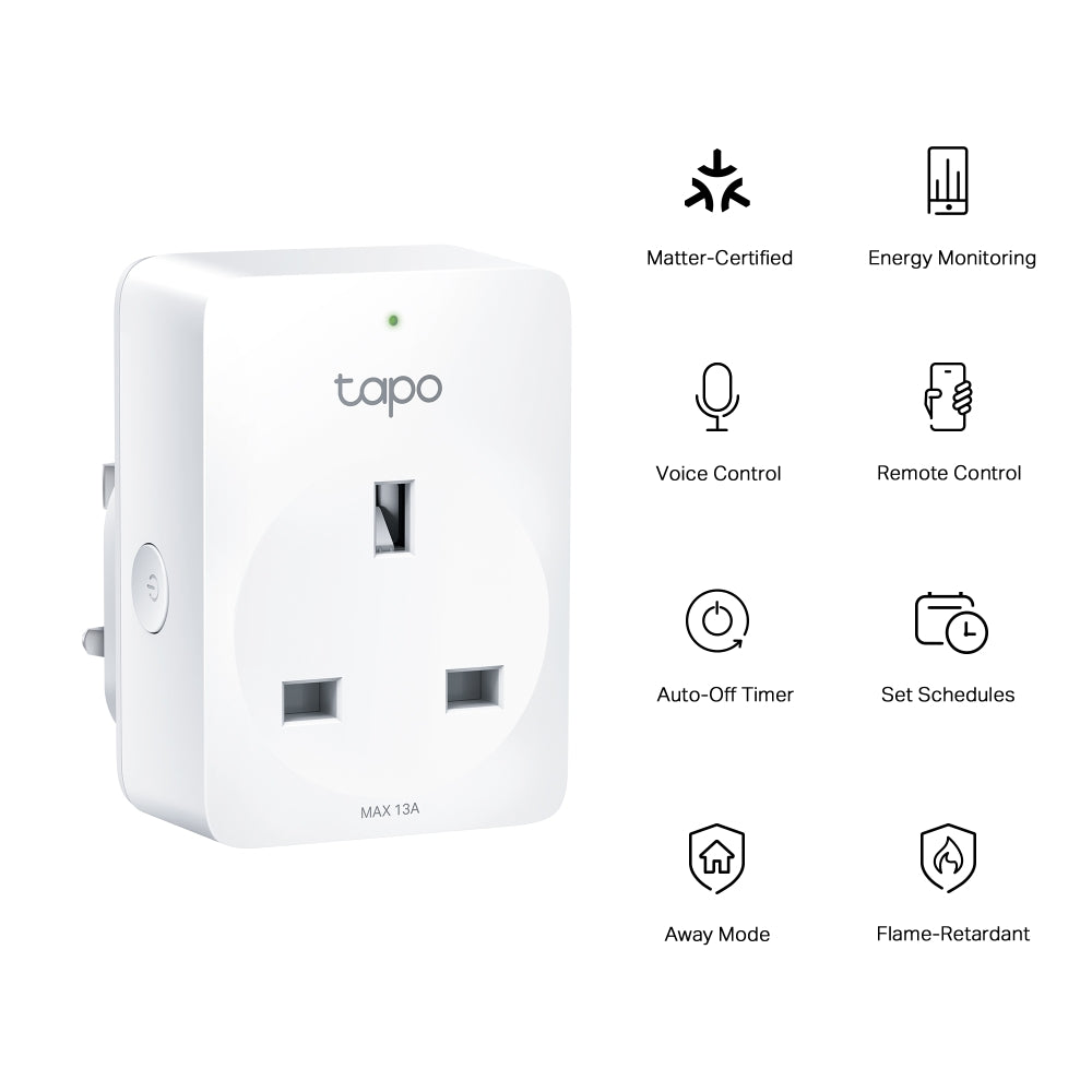 TP-Link Tapo P110M Mini Smart Wi-Fi Plug, Energy Monitoring