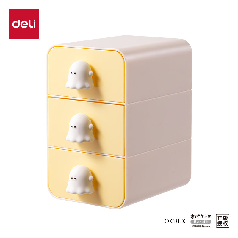 Obakenu Desktop 3Drawer Yel