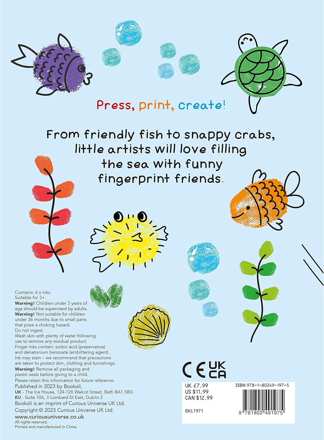 Fingerprint Fun: Under The Sea