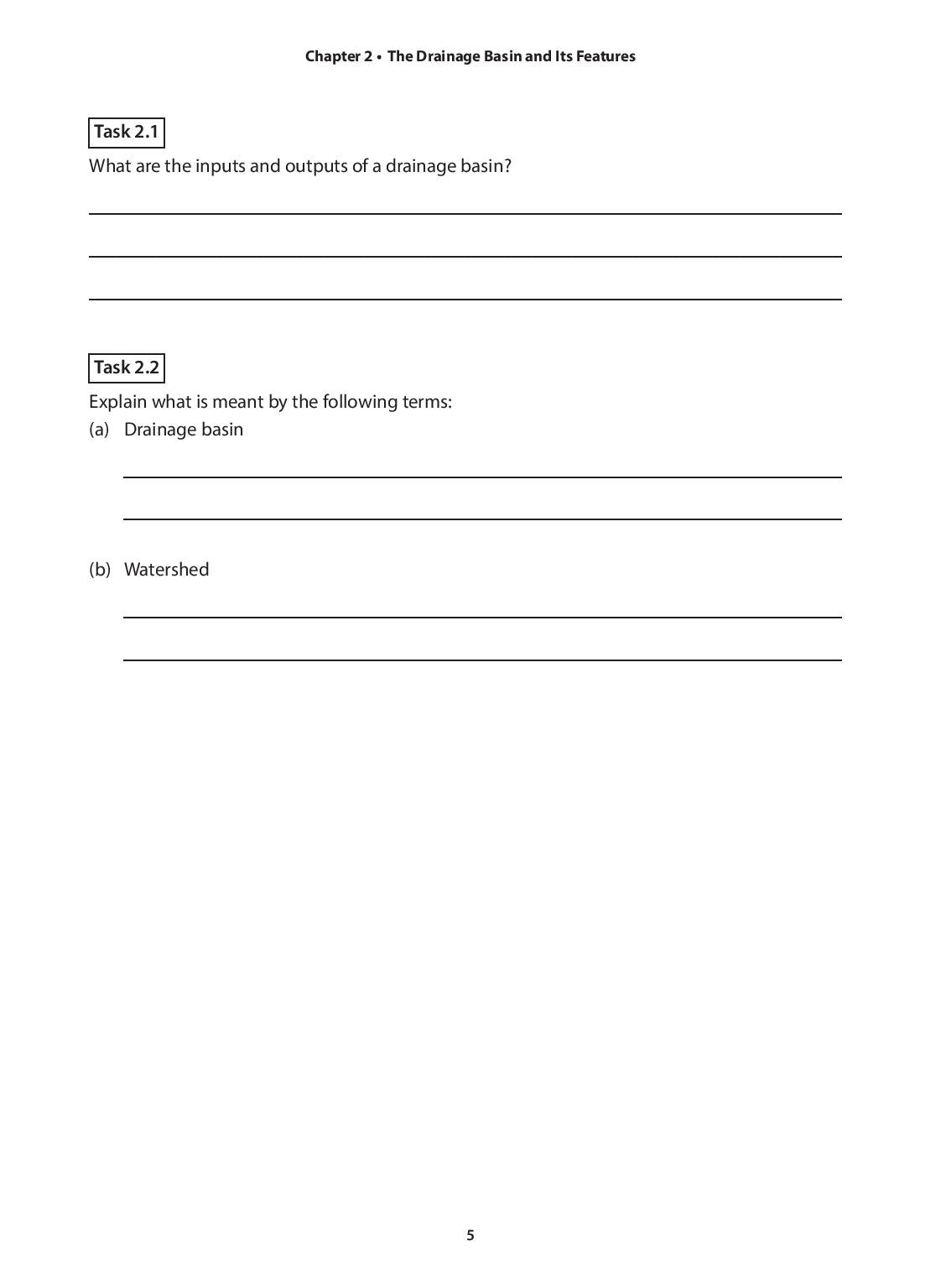 IGCSE Guide Geography – River Environments