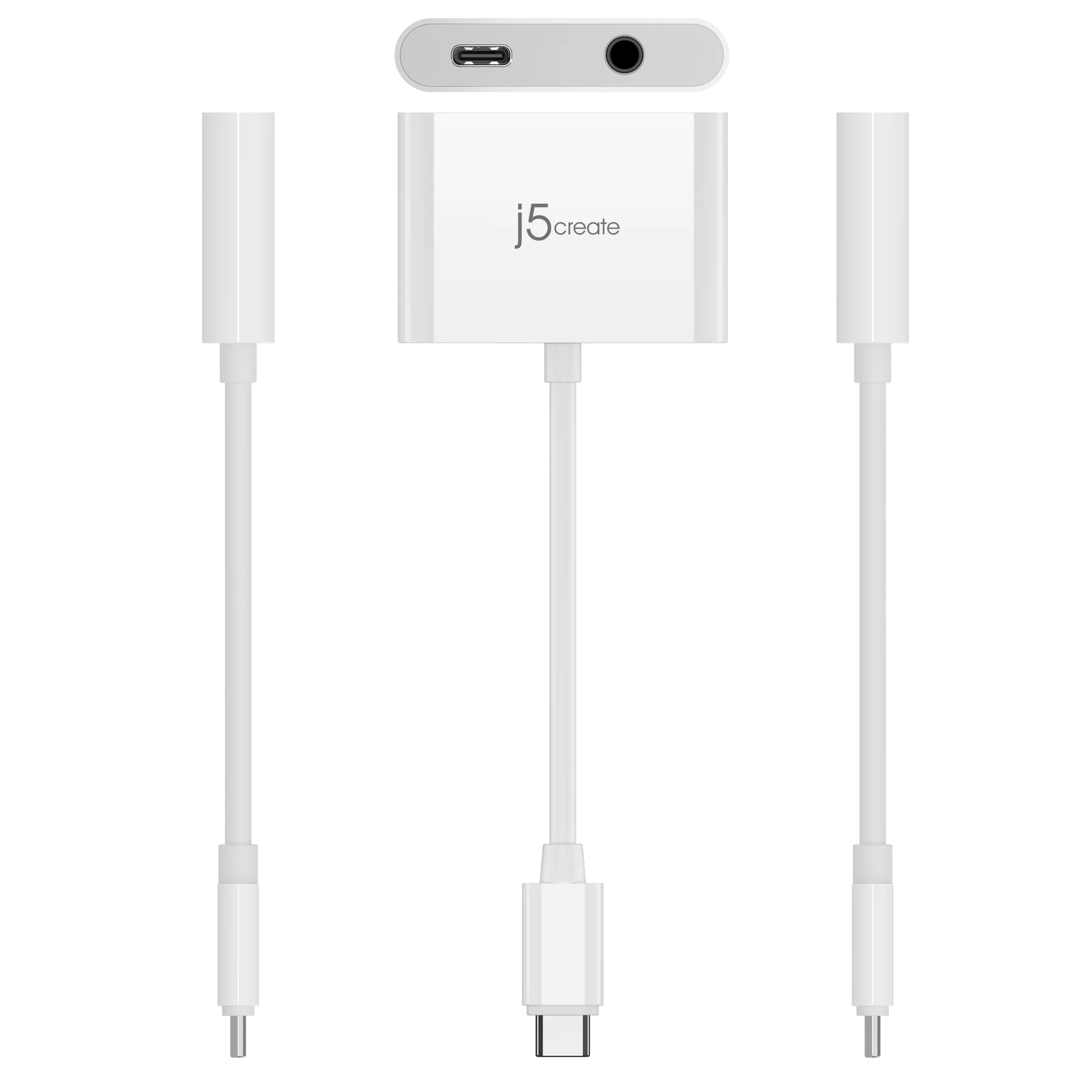 J5Create JCA122 USB-C to 3.5mm Audio with PD Adapter