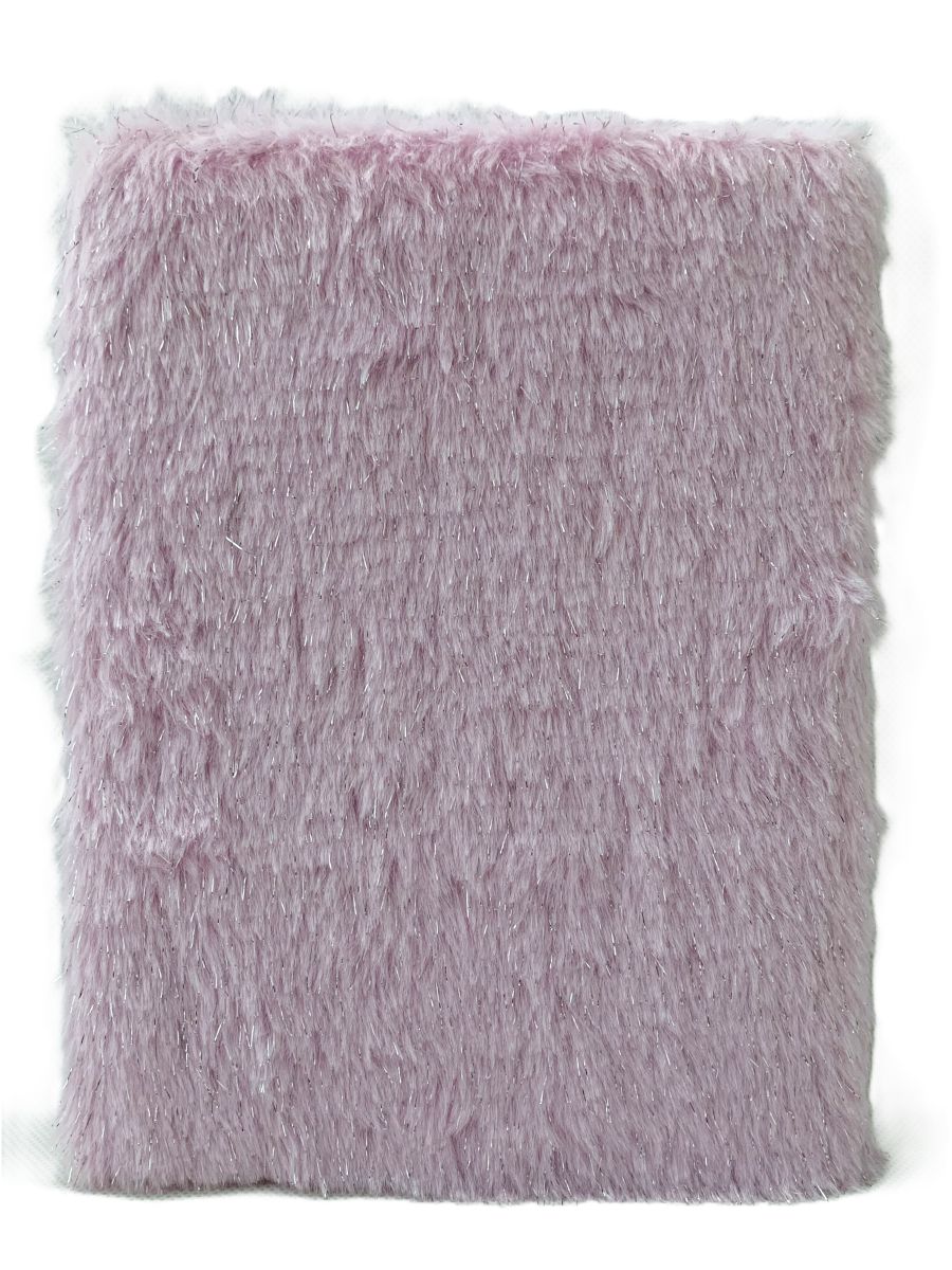 LOOM Plush A5 Notebook – Purple, 80 Sheets