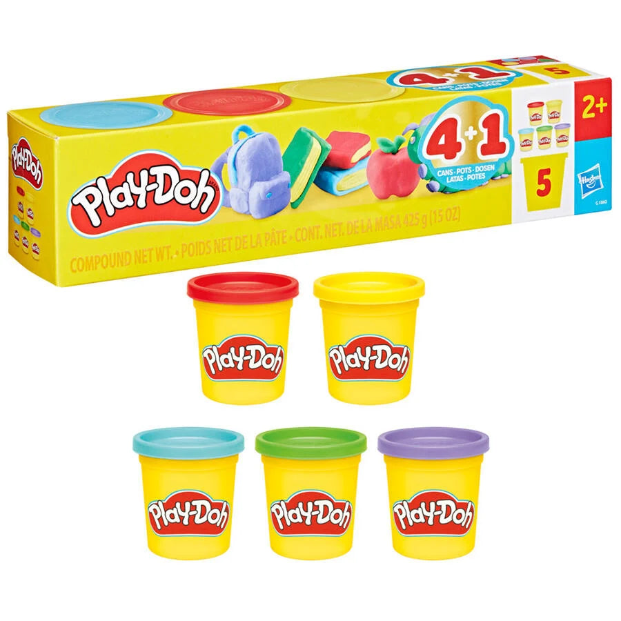 HASBRO PLAYDOH BACK TO SCHOOL 5 PACK