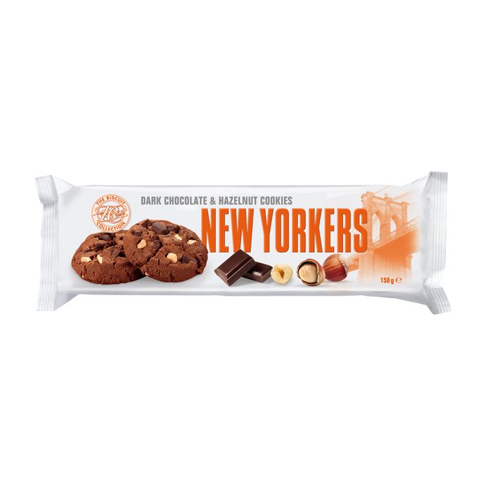 Newyorkers Dark Choc Hazelnut 150g