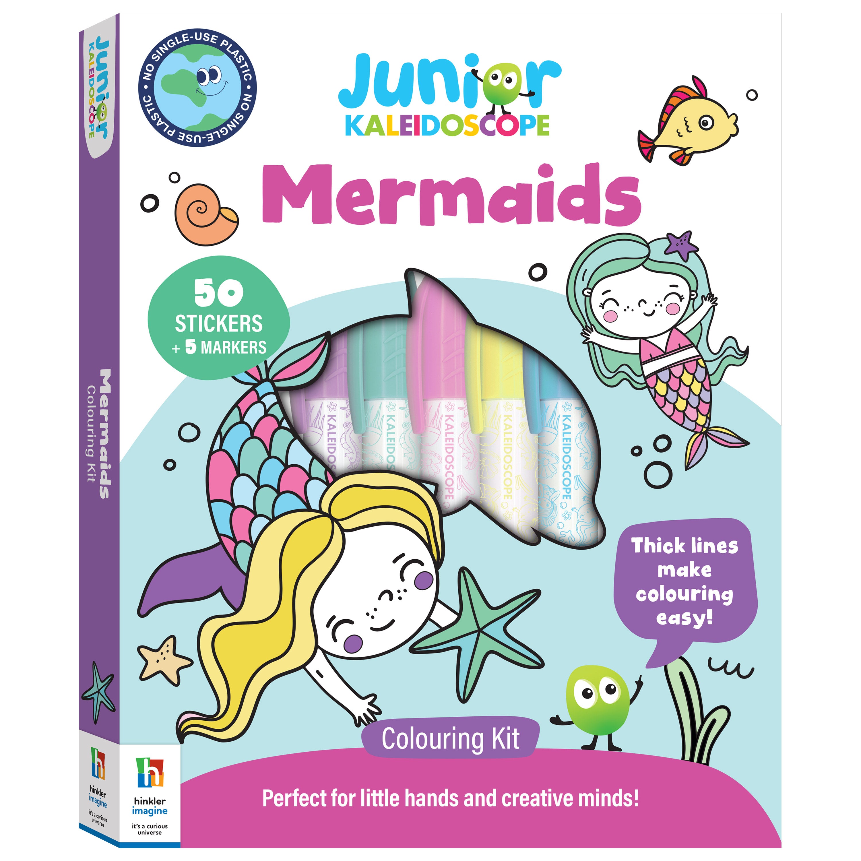 Jr Kaleidoscope Colouring Kit Mermaids