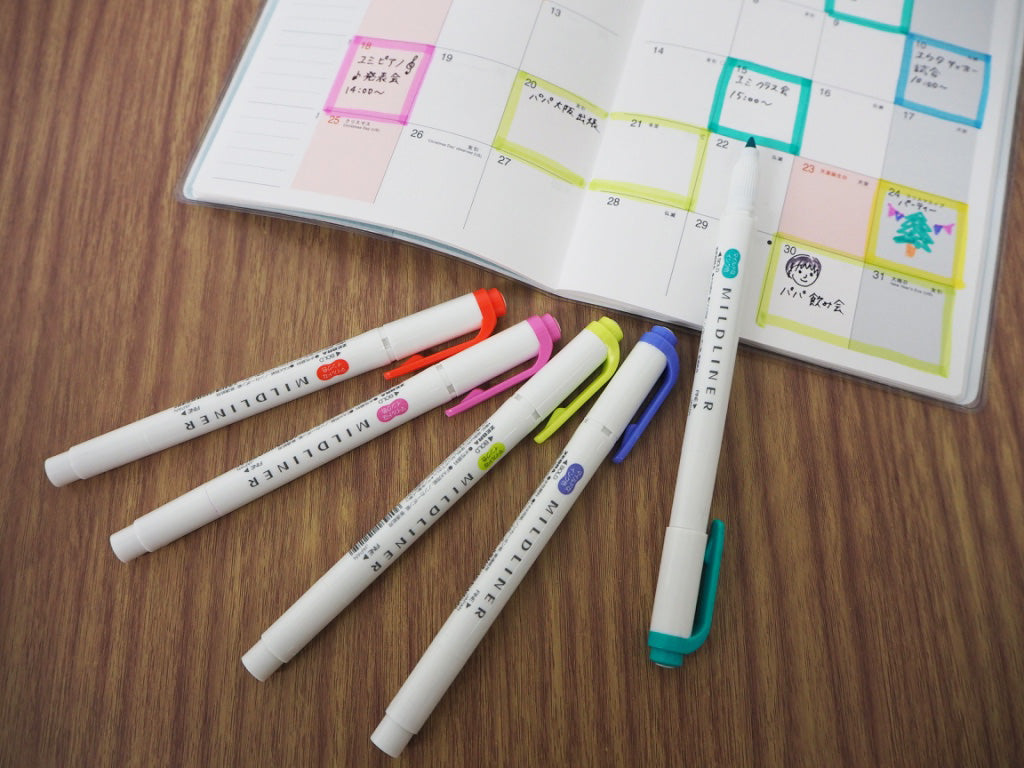 Zebra Mildliner Highlighter Wkt7– Mild Olive