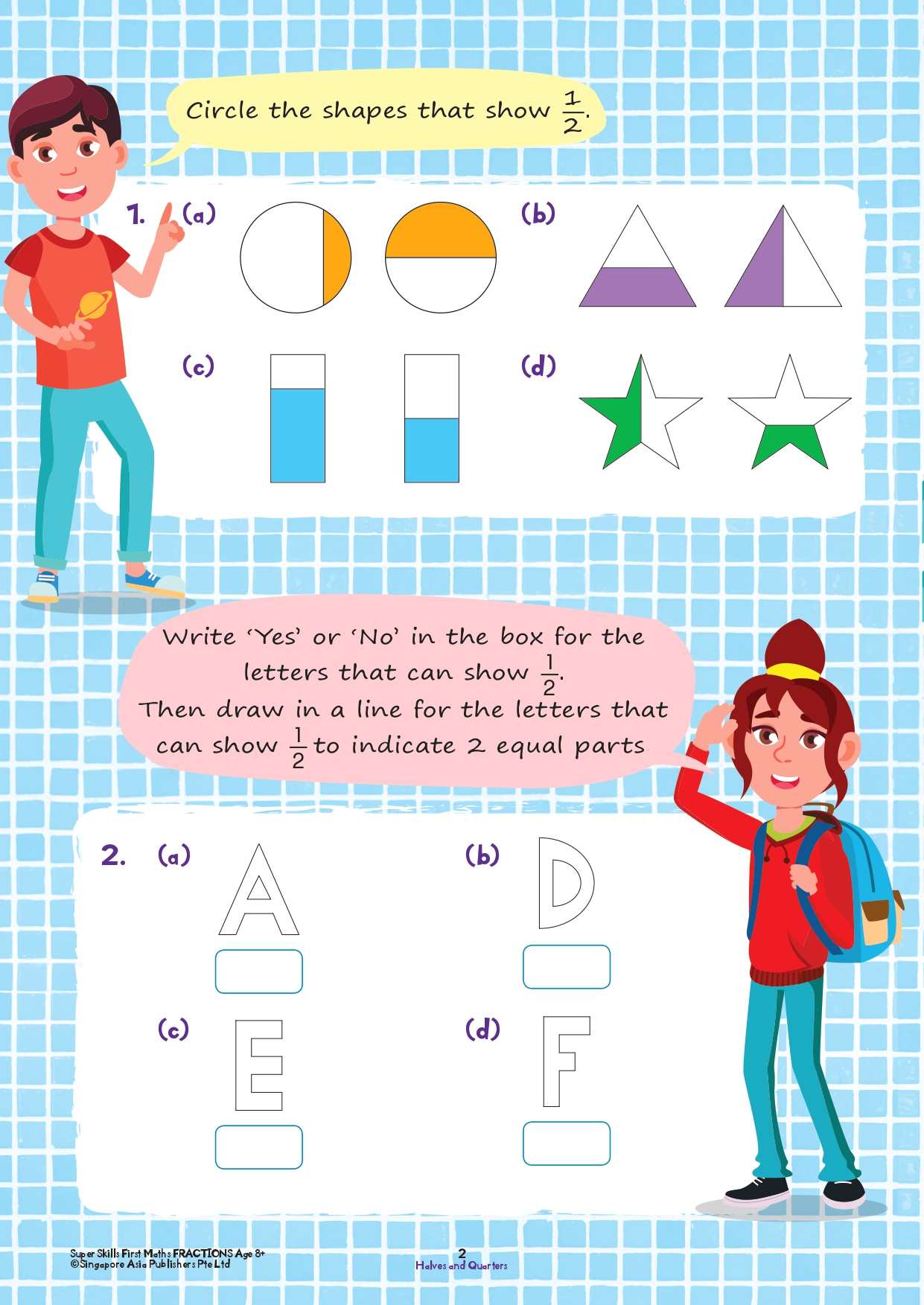Super Skills First Maths Fractions (8+ Years)
