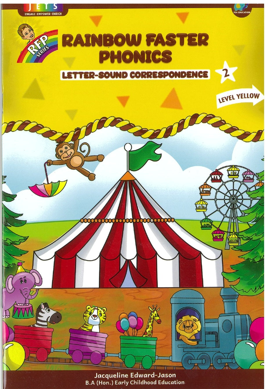 Rainbow Faster Phonics: Letter-Sound Correspondence 2 - Level Yellow