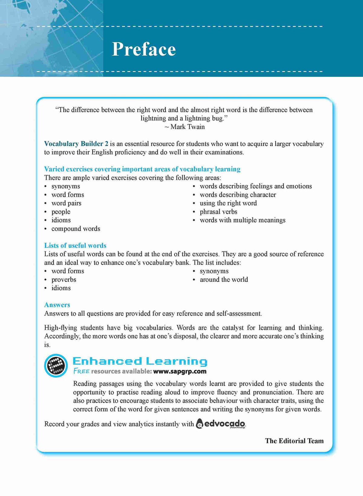Secondary 2 Vocabulary Builder - 6th Edition