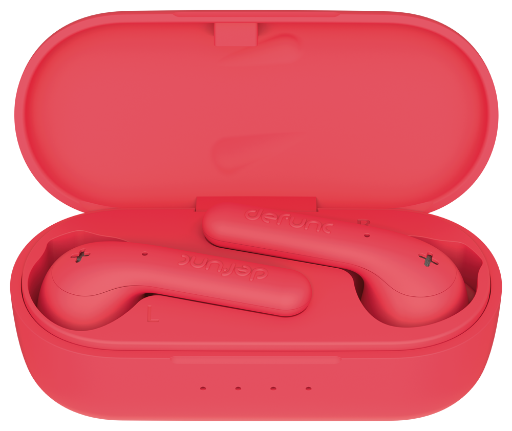 Defunc True Basic Wireless Earbuds Red