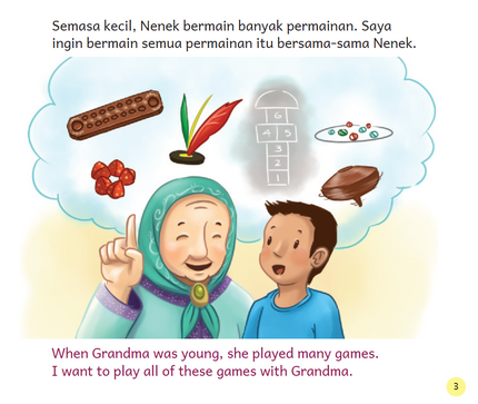 Bermain Bersama-sama Nenek (Malay/English)