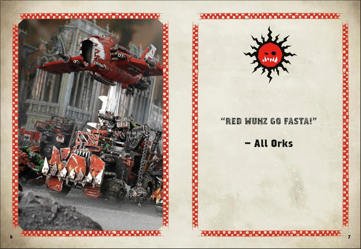 Warhammer 40,000 Words of Waaagh!: The Miniature Book of Ork Quotes (Hardcover)