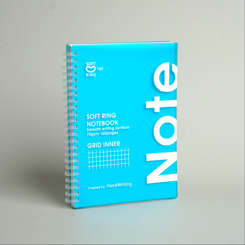 Hw Soft Ring Grid Notebook A5 70g 160pg