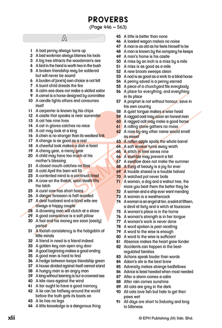 Advanced Idioms & Proverbs
