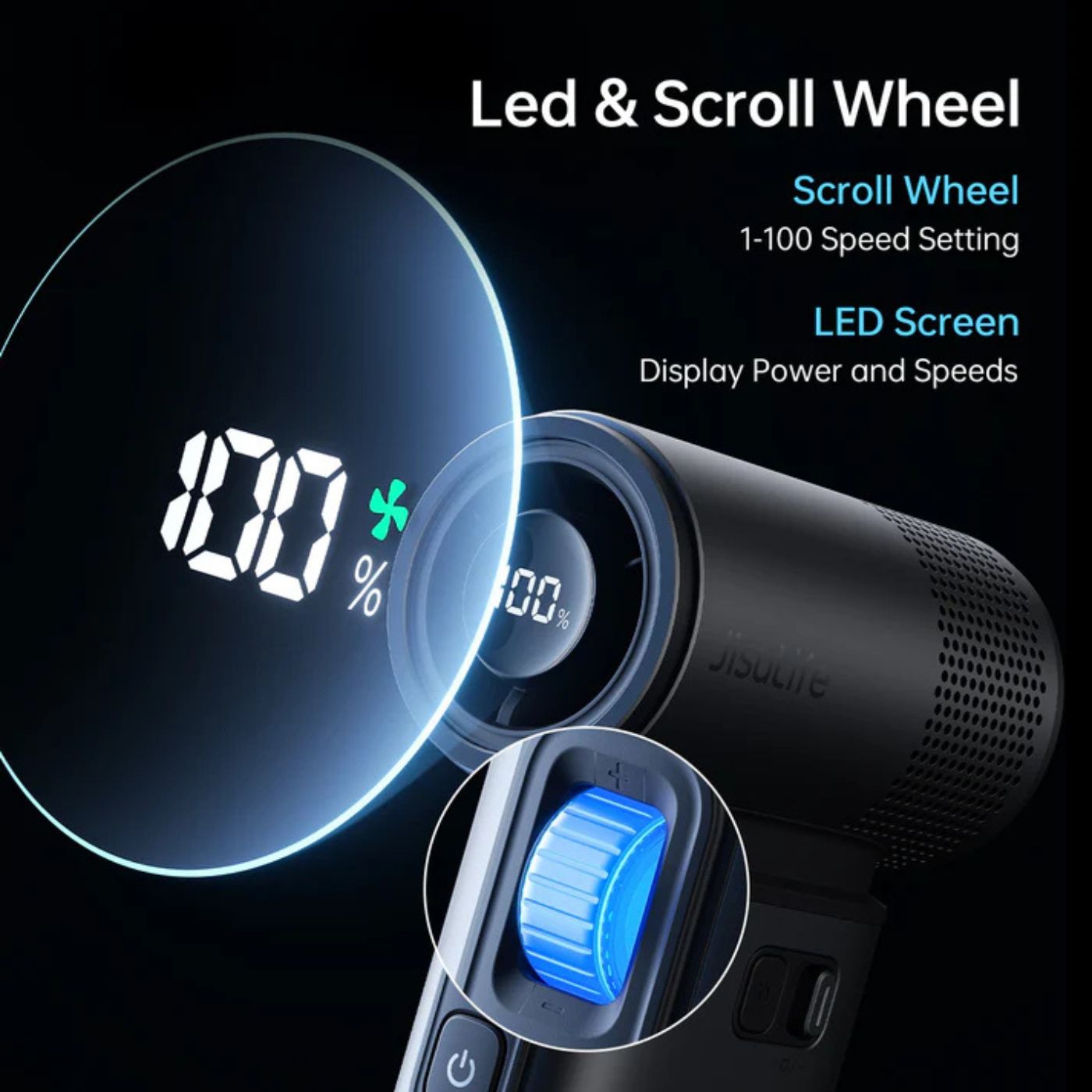 JisuLife Handheld Fan Ultra2 - Dark Grey