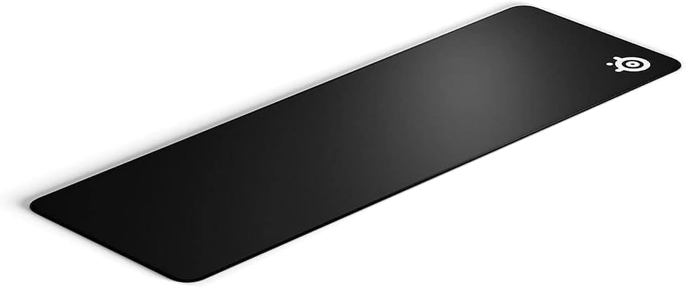 SteelSeries 63824 Gaming Mouse Pad, Large, Stitching, Non-Slip Rubber Base, 35.4 x 11.8 x 0.08 inches (90 x 30 x 0.2 cm), QcK Edge XL