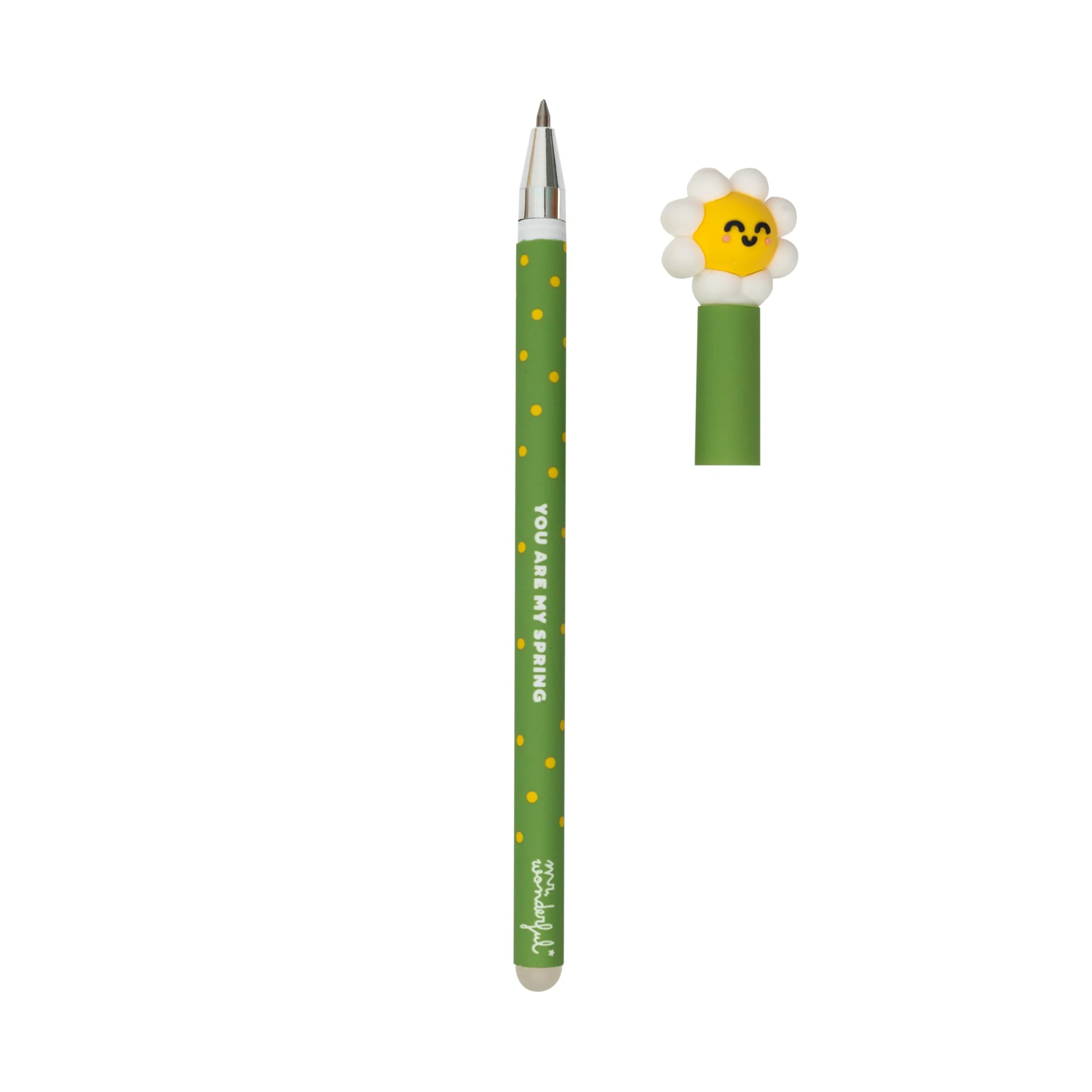 Erasable Pen With Cap - Rita The Daisy
