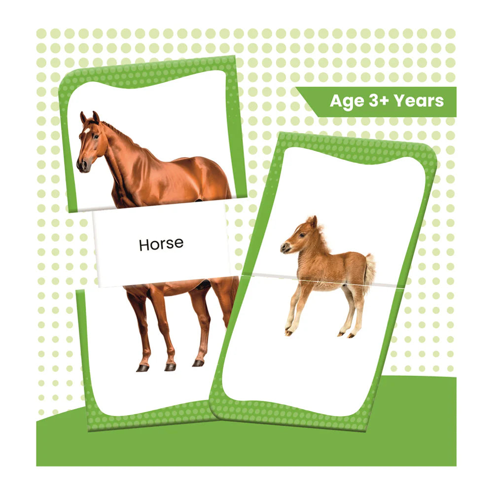 Slide & Learn Flashcards: Farm Animals & Babies