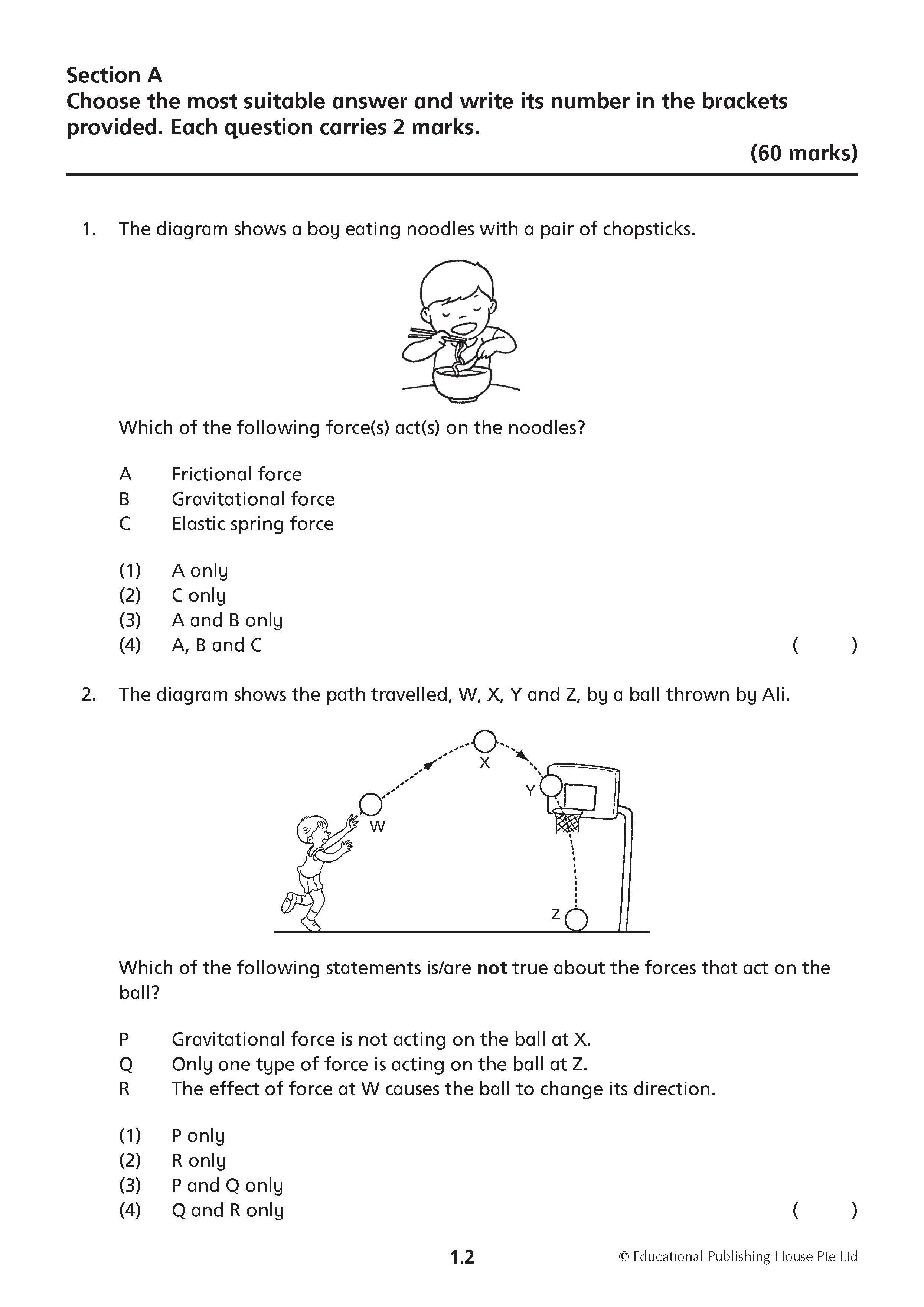 Primary 6 Science Mid-Year Review Papers