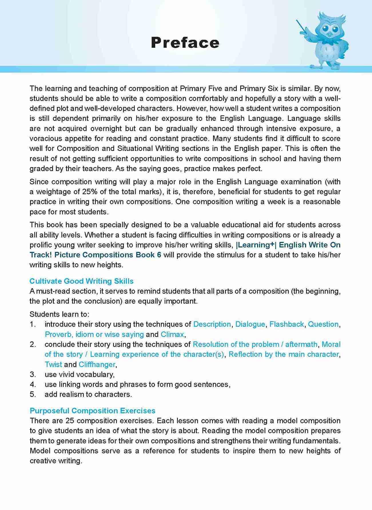 Primary 6 LEARNING+ English Write on Track! PICTURE COMPOSITIONS Book 6 -2nd Edition