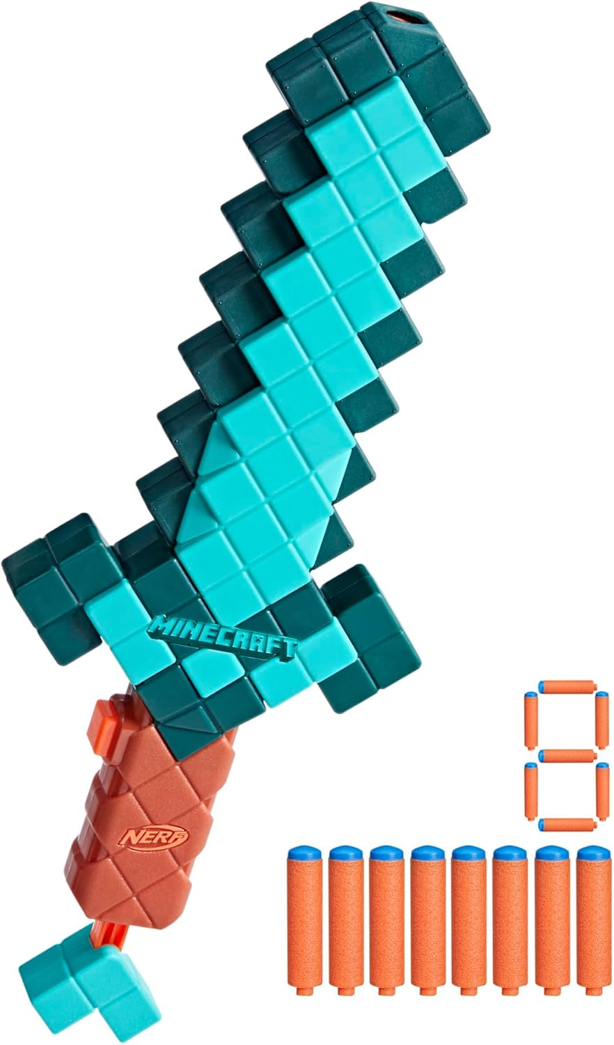 HASBRO NERF MINECRAFT SWORD DART BLASTER