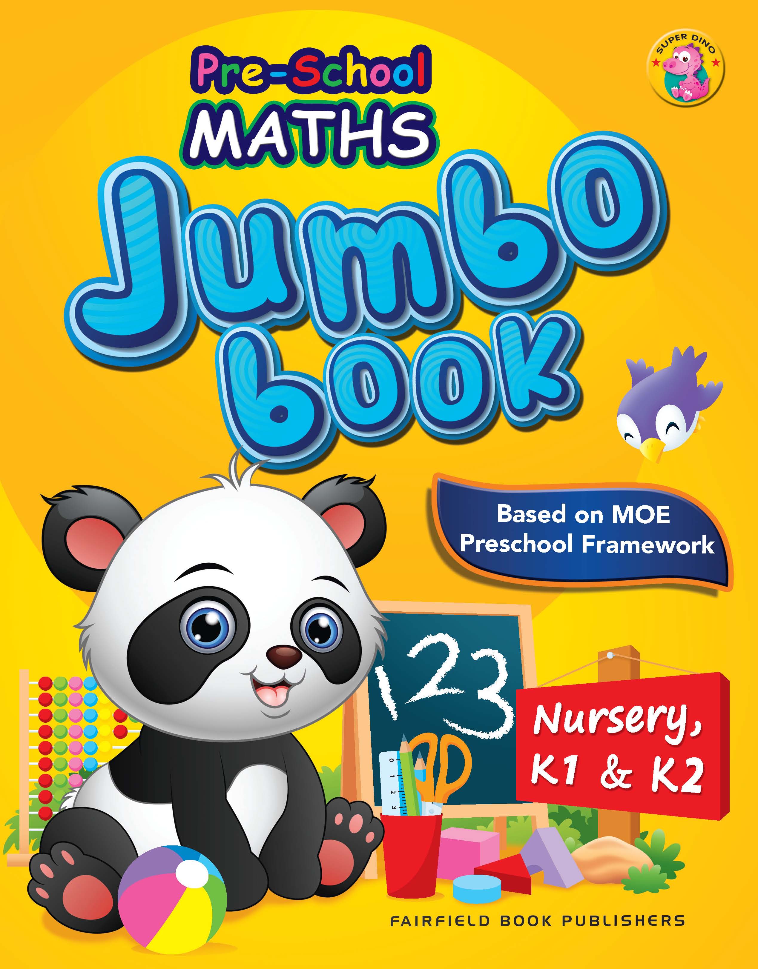 Nursery, K1 & K2 Preschool Maths Jumbo Book