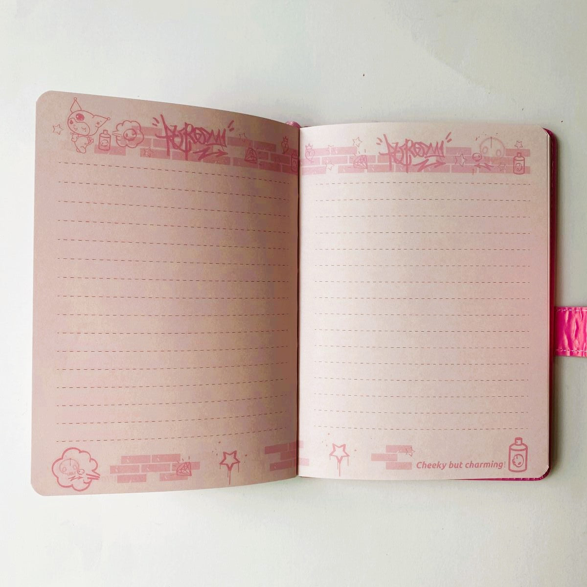 SANRIO B6 NOTEBOOK WITH MAGNET FLAP (KUROMI) MXTYBJ02-KU-A