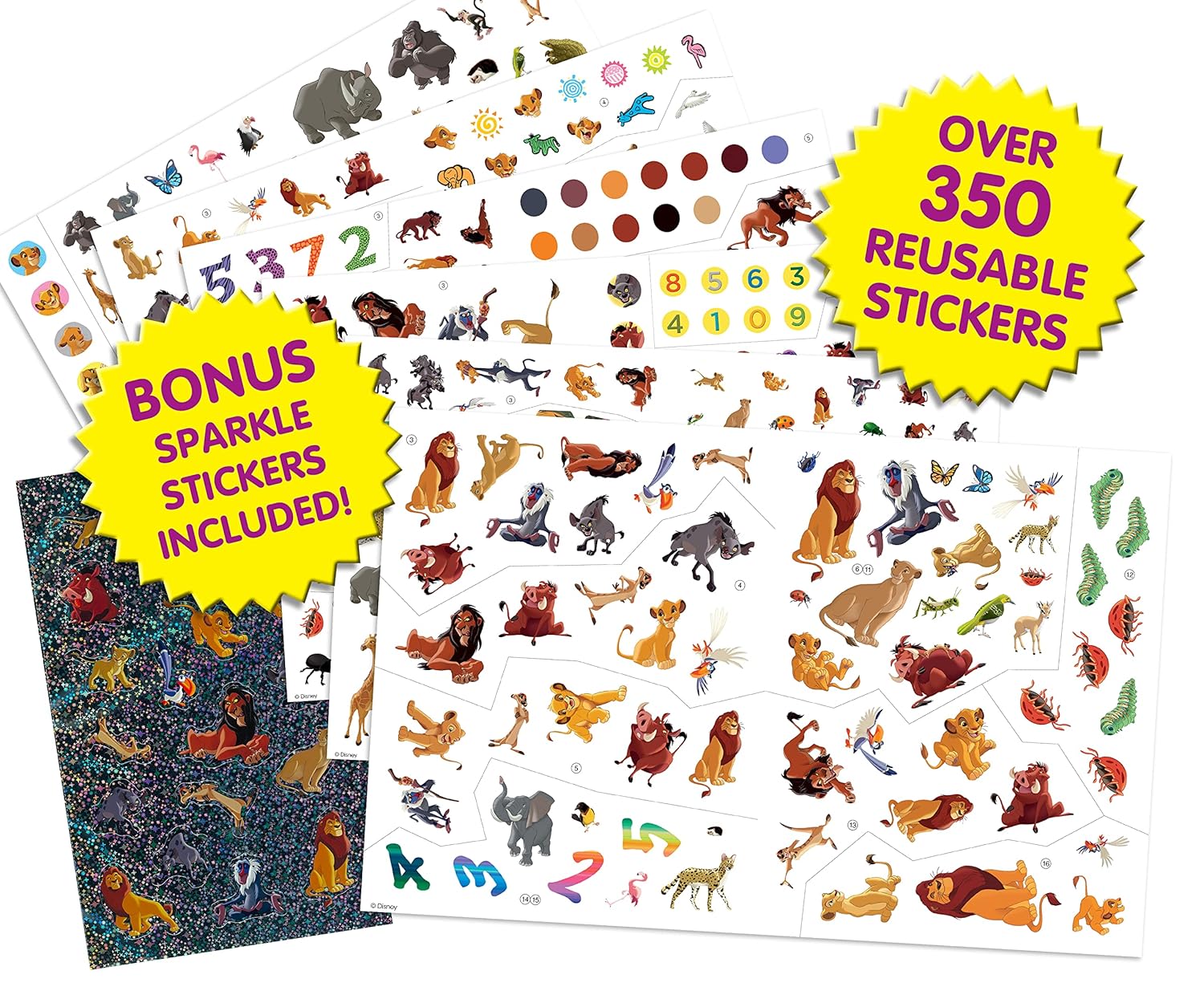 Disney Lion King Sticker Book Treasury