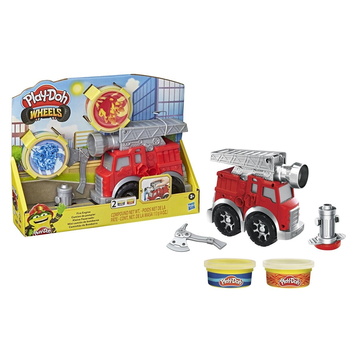 HASBRO PLAYDOH WHEELS FIRE ENGINE PLAYSET