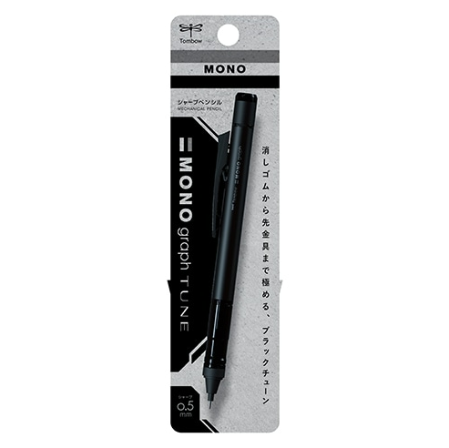 Tombow Monograph Tune Mechanical Pencil 0.5 Black Pa-165A
