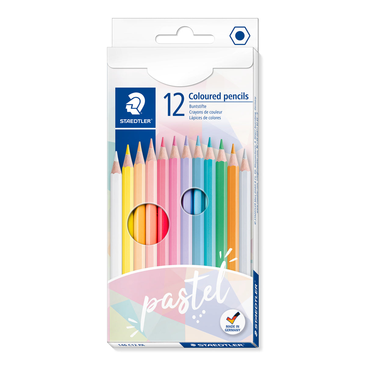 STAEDTLER PASTEL COLOR PENCIL 12COL 146 C