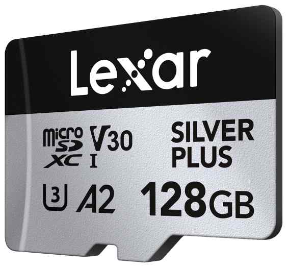 Lexar 128GB Silver Plus C10 R205/W150 Memory Card