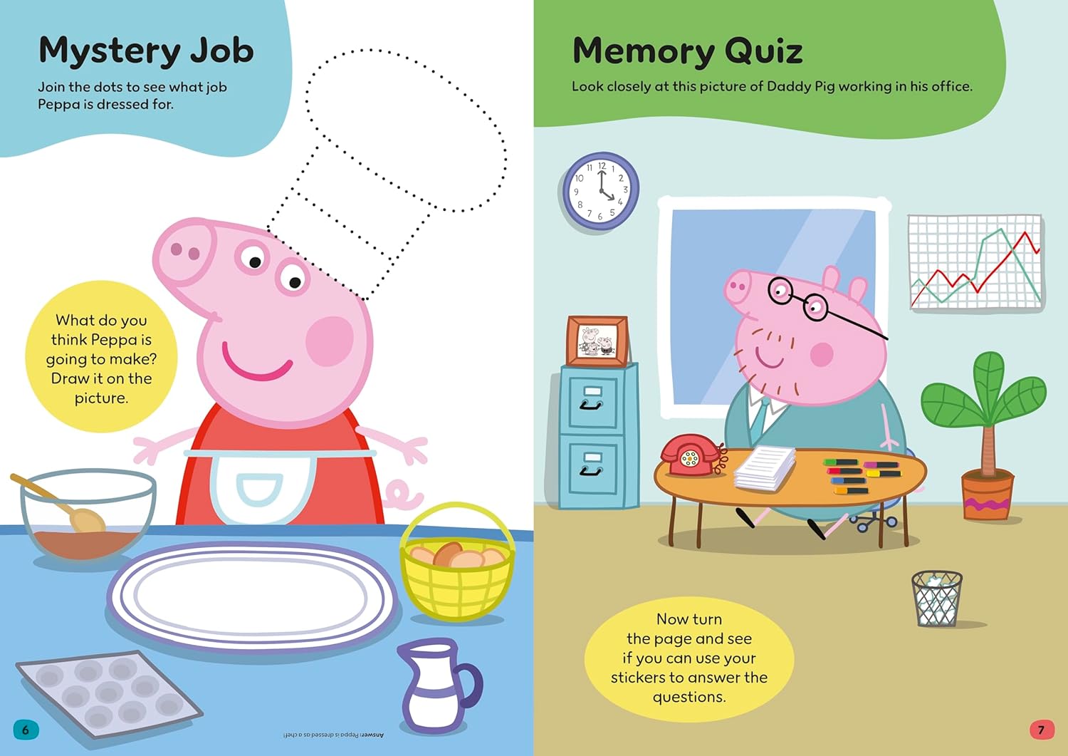 Peppa Pig: When I Grow Up Sticker Activity Book (Paperback)
