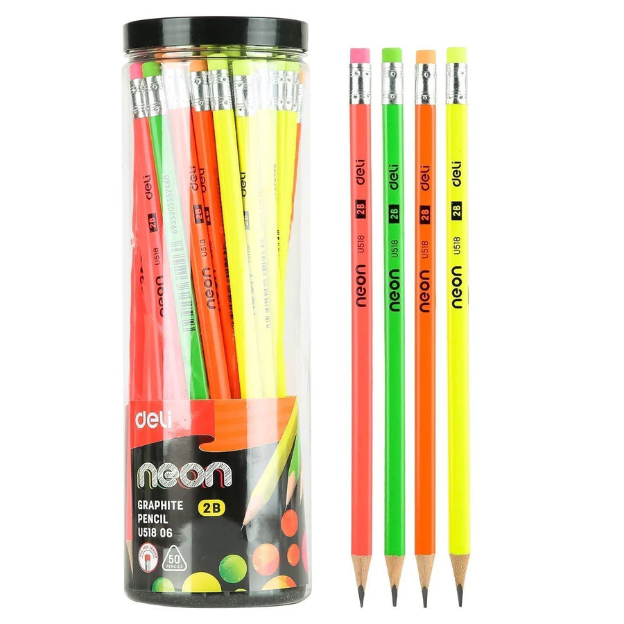 DELI GRAPHITE PENCIL 2B 50PCS 