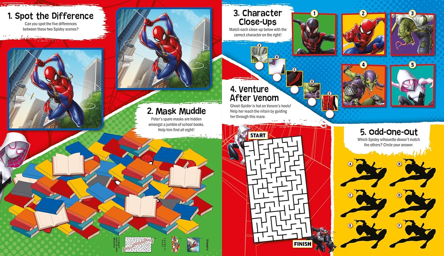 Marvel Spider-Man: Fridge Magnets Activity Book and Craft Kit (Activity Book and Craft Kit)