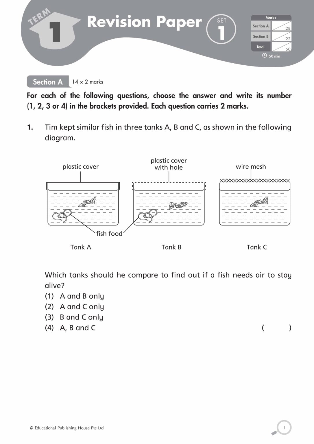 Primary 3 Science Revision Papers