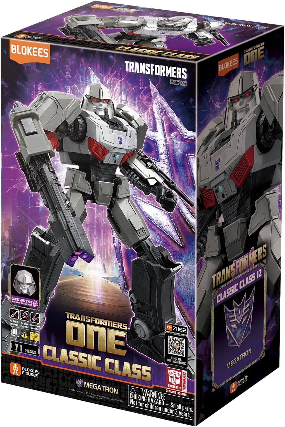 BLOKEES TRANSFORMERS CLASSIC CLASS 12 TRANSFORMERS ONE MEGATRON