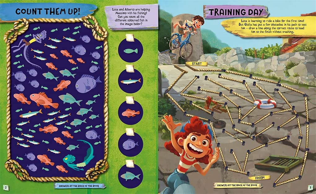Disney Pixar Luca: 1001 Stickers (Paperback)