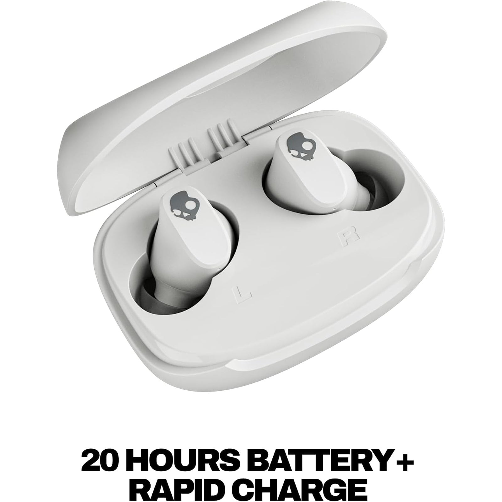 Skullcandy Smokin' Buds 360 True Wireless In-Ear Headphones - Bone