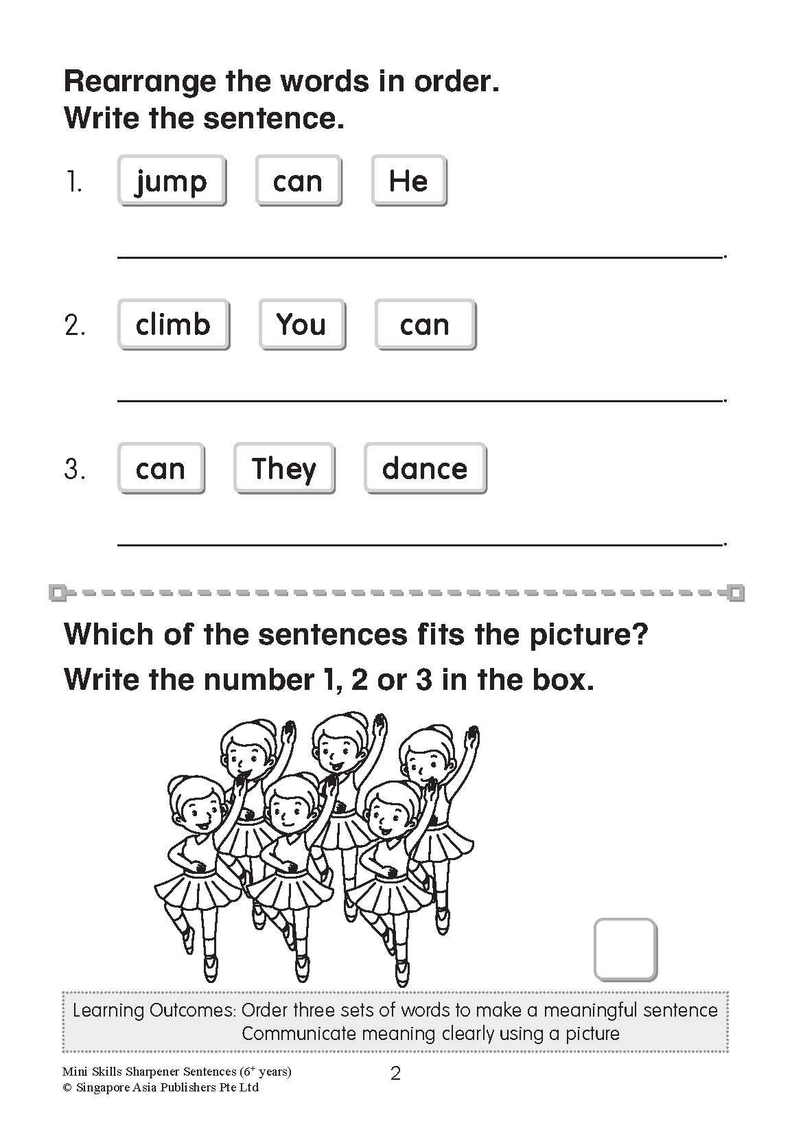 K2 - Mini Skills Sharpener SENTENCES (6+ Years)