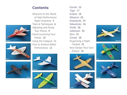 High-Performance Paper Airplanes Kit