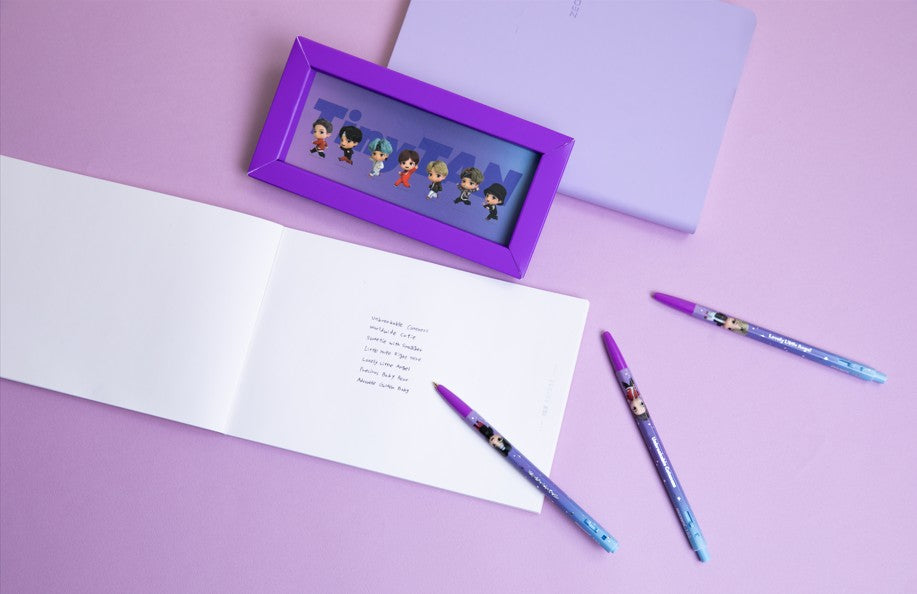Monami 153 Ballpoint Pen 0.5mm 7-Color Set – BTS TinyTAN Edition