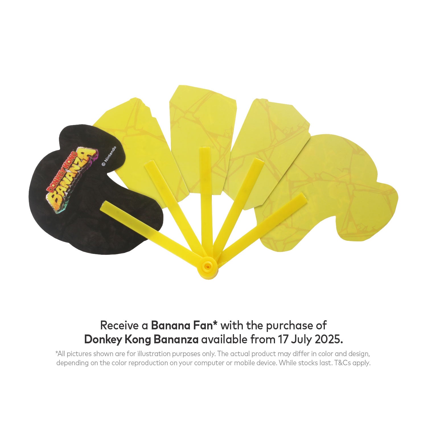 Nintendo Banana Fan (Free Gift)