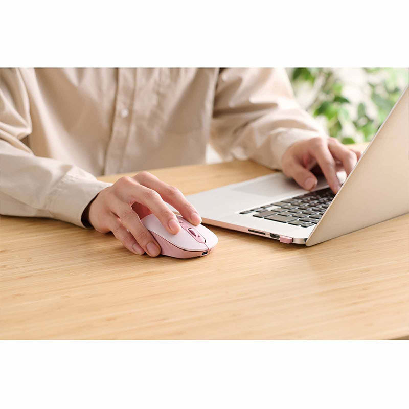 Elecom 6 Button Osmod Dual Mode Silent Wireless Mouse – Pink (M-MY35MBSPN-G) 